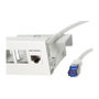 LogiLink Cable de punto de consolidación Cat.6A S/FTP, 10m, gris