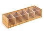 Kinvara Caja Bambu 5 Compartimentos 36x9x11 cm (Set de 12)