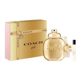 Coach Set Gold Eau De Parfum para Mujer, 50 ml + 7.5 ml