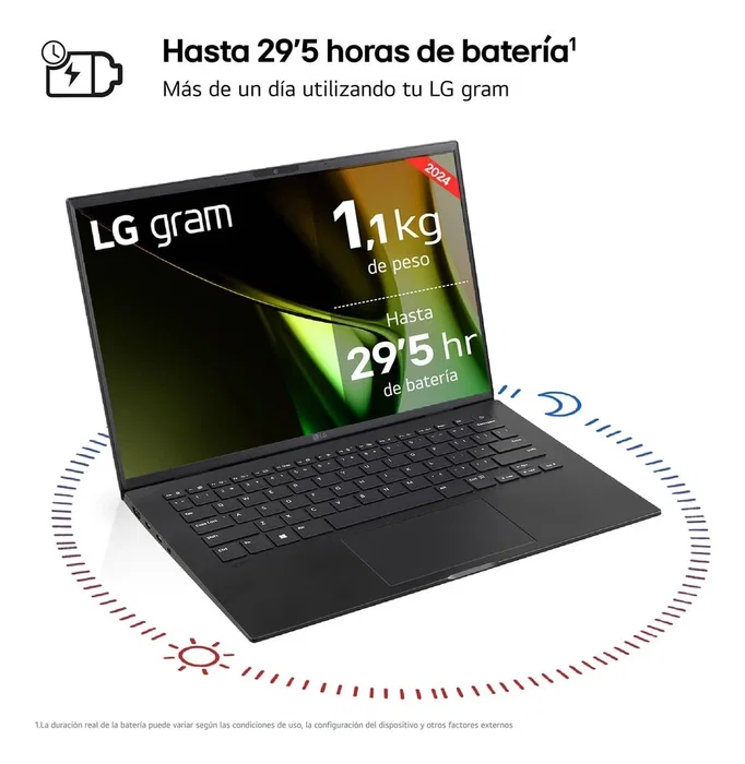 LG gram 14Z90S-V.AP55B con Intel Core Ultra 5, 16 GB RAM y 512 GB SSD LG gram 14Z90S-V.AP55B con Intel Core Ultra 5, 16 GB RAM y 512 GB SSD