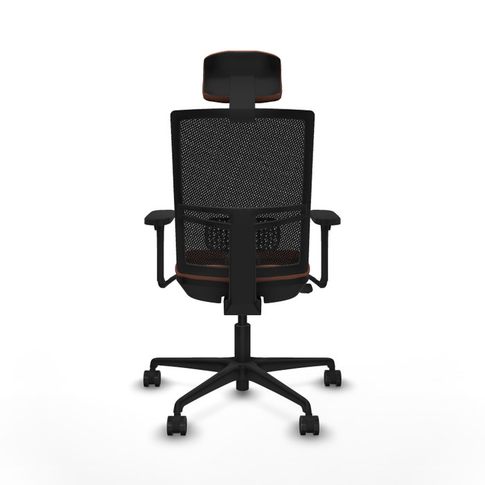 PIQUERAS Y CRESPO Silla de oficina Yunquera con mecanismo Sincro/Traslack Marrón y Negro PIQUERAS Y CRESPO Silla de oficina Yunquera con mecanismo Sincro/Traslack Marrón y Negro