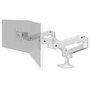 Ergotron LX Pro 45-686-290 Soporte de Monitor para 2 Pantallas LCD, Montaje en Escritorio, Ajustable, Hasta 27", 18.1 kg, Blanco