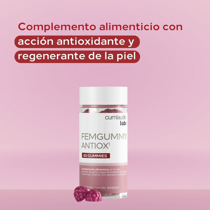Cumlaude Lab FEMGUMMY ANTIOX Sabor Frutas del Bosque Cumlaude Lab FEMGUMMY ANTIOX Sabor Frutas del Bosque