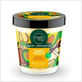 ORGANIC SHOP Crema Corporal Reparadora Batido De Plátano 450ml