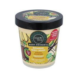 ORGANIC SHOP Crema Corporal Reparadora Batido de Plátano 450ml
