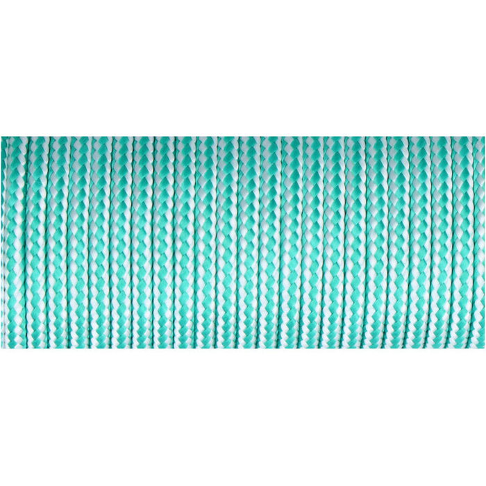 Edm Cordón trenzado de polipropileno verde / blanco, 4,5 mm x 25 m