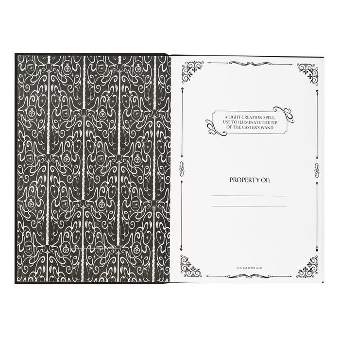 ERIK Cuaderno A5 Lumos Harry Potter Premium Tapa Dura Suave Con Bolígrafo Incluido 96 Hojas Iluminado