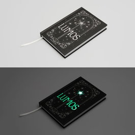 ERIK Cuaderno A5 Premium con luz LED Lumos y bolígrafo Harry Potter