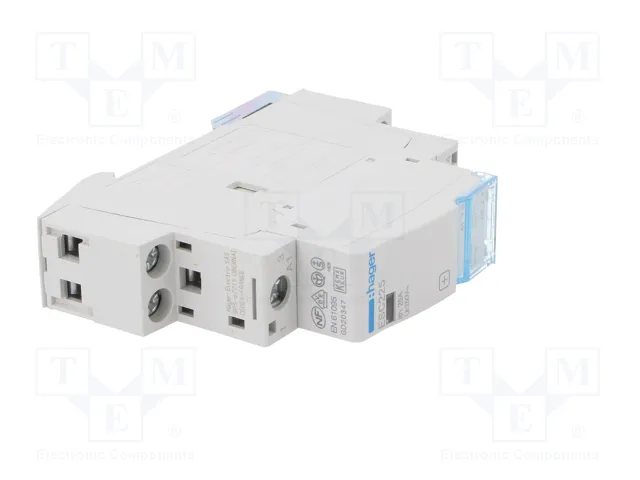 HAGER Contactor ESC 2-polar de instalación 25A 230VAC
