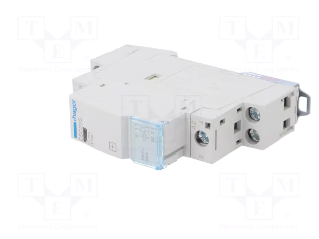 HAGER Contactor ESC 2-polar de instalación 25A 230VAC