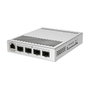 MikroTik CRS305-1G-4S+IN Switch Gestionado 4x Puerto SFP+ 10G, 1x RJ45 Gigabit con PoE
