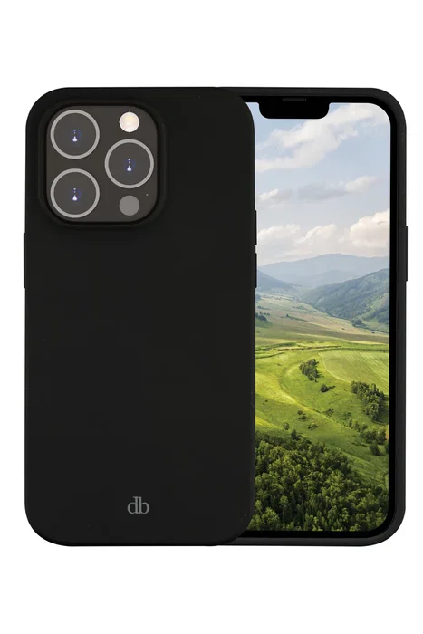 Dbramante1928 Funda para Apple iPhone 14 Pro Max 17 cm (6.7") Negro - Plástico Reciclado Resistente a Impactos y Rayones con Carga Inalámbrica