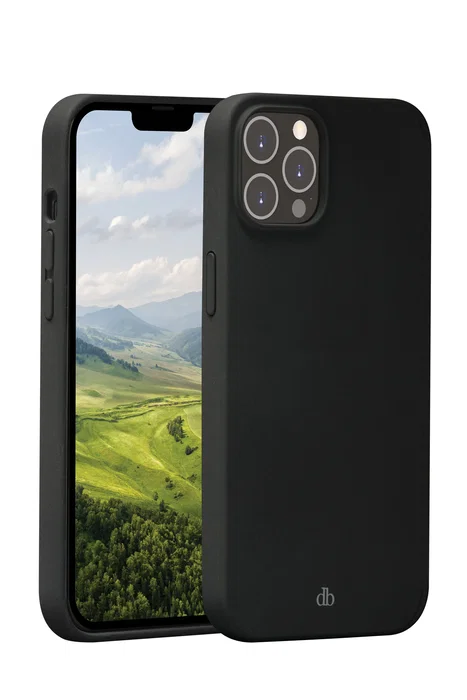 Dbramante1928 Funda para Apple iPhone 14 Pro Max 17 cm (6.7") Negro - Plástico Reciclado Resistente a Impactos y Rayones con Carga Inalámbrica