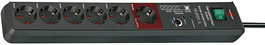 Brennenstuhl Secure-Tec 19.500A 6 AC outlet(s) Anthracite 3 m