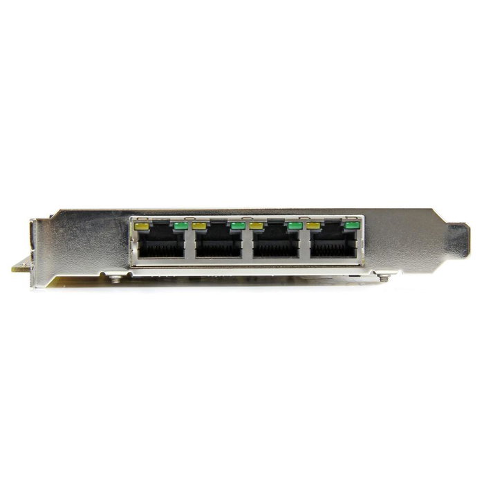 StarTech ST4000PEXPSE Tarjeta de Red PCI Express con 4 Puertos Gigabit PoE