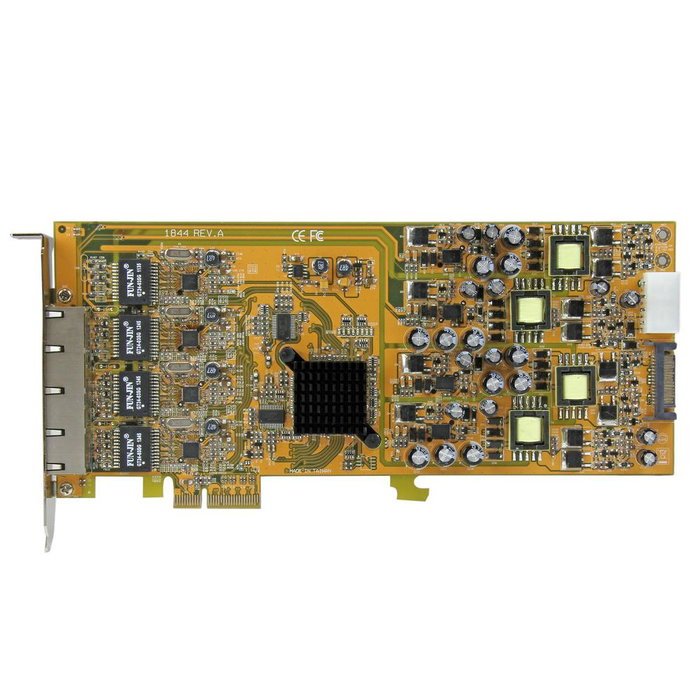 StarTech ST4000PEXPSE Tarjeta de Red PCI Express con 4 Puertos Gigabit PoE