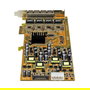 StarTech 4 Port Gigabit PoE PCIe Netzwerkkarte - Tarjeta de Red PCI Express con 4 Puertos RJ45 y Power over Ethernet para Windows Server / Linux