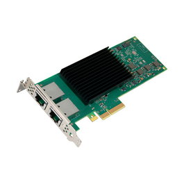 Intel Tarjeta de Red Ethernet E610-XT2, Dual Puerto 10GbE, PCI Express 4.0, 10000 Mbit/s, Interno para Servidor, Full-Height/Low-Profile