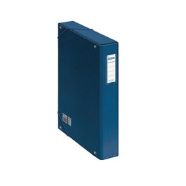 Dohe Caja de proyectos de cartón forrado azul 245x350mm