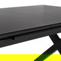 Mesa Comedor Extensible Antracita 180 X 100 X 77 cm