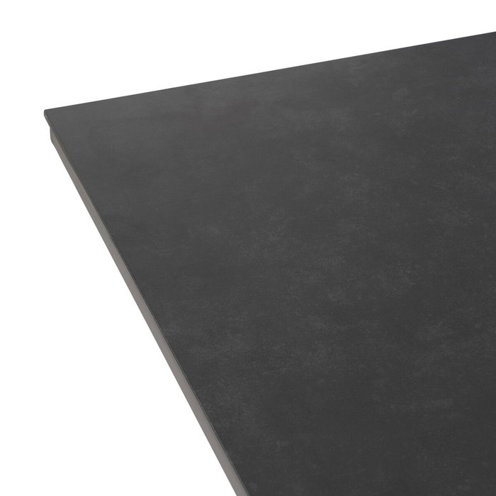 Ixia Mesa de Comedor Extensible Antracita 180x100x77 cm