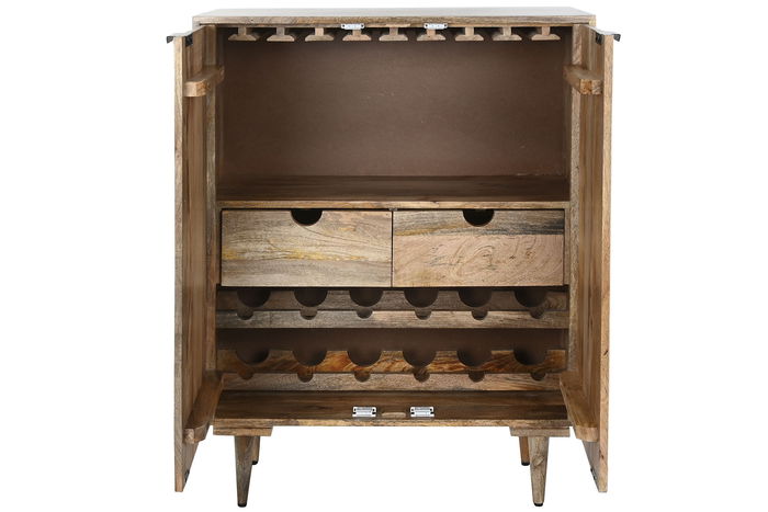 DKD Home Decor Botellero Blanco Natural Mango 41 x 108 x 84 cm