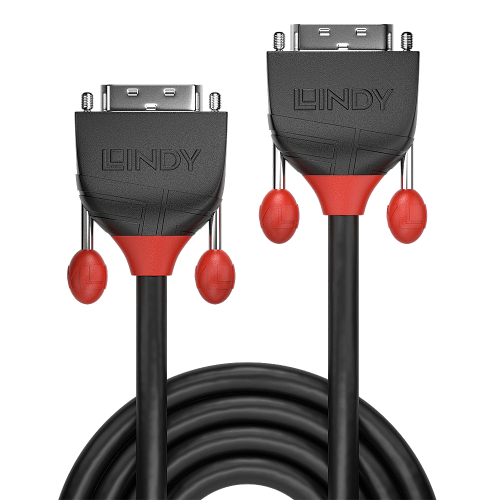 Lindy Cable DVI-D 36256 de 2 m, Negro