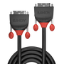 Lindy Cable DVI-D 36256 de 2 m, Negro