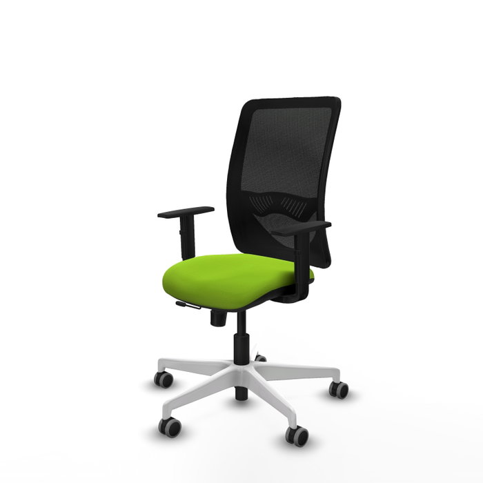 PIQUERAS Y CRESPO Silla de oficina Zulema, Pistacho y Negro