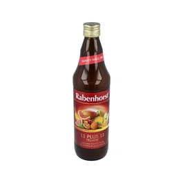 RABENHORST Multivitamínico Zumo de 11 Frutas 750ml Enriquecido con Vitaminas