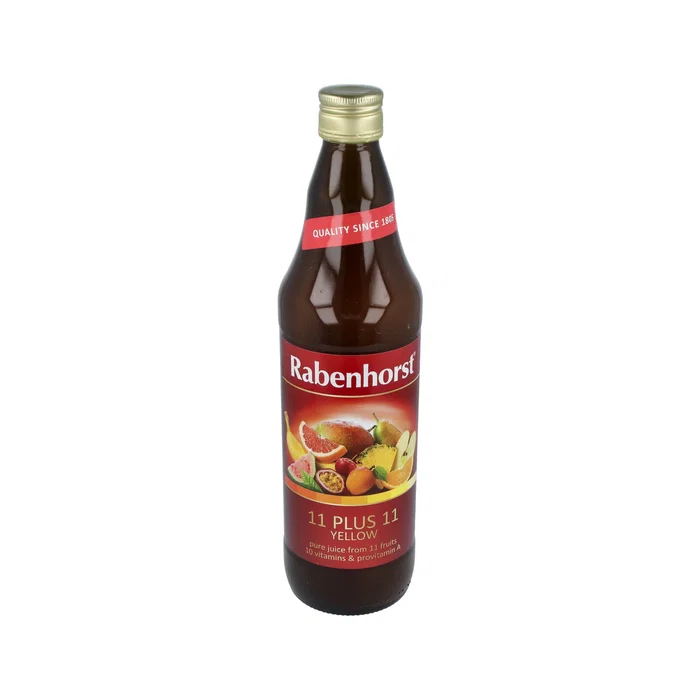 RABENHORST 11 Plus Multivitaminico - Zumo de 11 Frutas Enriquecido con Vitaminas, 750Ml, Sin Azúcar Añadido, No Procedente de Concentrado RABENHORST 11 Plus Multivitaminico - Zumo de 11 Frutas Enriquecido con Vitaminas, 750Ml, Sin Azúcar Añadido, No Procedente de Concentrado
