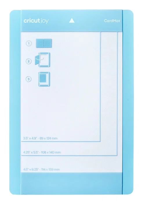 Cricut Base de Corte 2007968 Joy Card para Máquinas Cricut de Corte, Azul, Dimensiones 136x230 mm