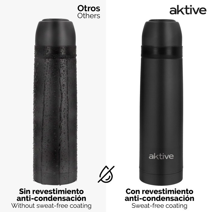 AKTIVE Botella Térmica Acero I