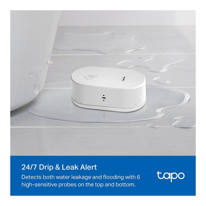 TP-Link Tapo T300 Sensor de fugas de agua Blanco TP-Link Tapo T300 Sensor de fugas de agua Blanco