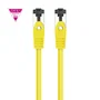 Nanocable 10.20.2001-Y Cable de Red Cat8.1 S/FTP SSTP, 40 Gbps/2 GHz, AWG26 Cobre Libre de Oxígeno, LSZH, Blindaje Completo, 1 m, Amarillo, RJ45