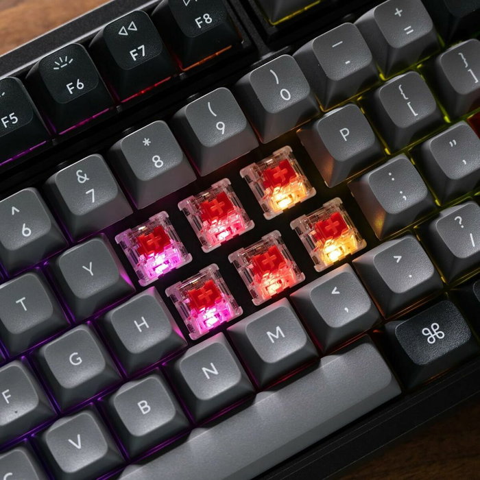 Keychron Q3 Pro SE Teclado mecánico para juegos con interruptores rojos y retroiluminación RGB