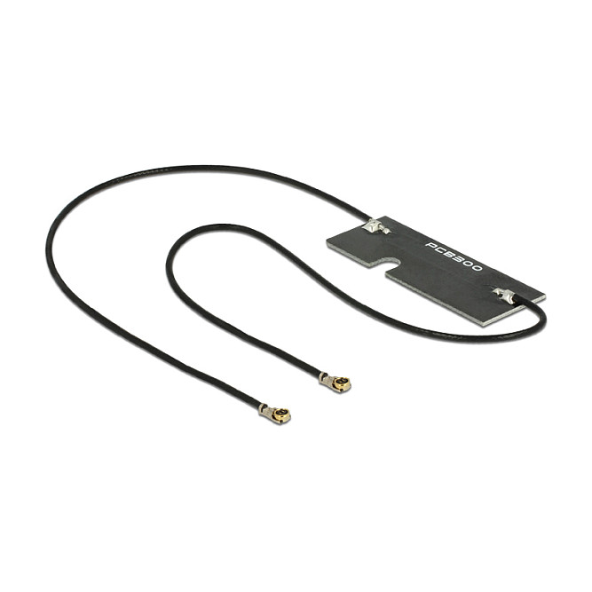 DeLOCK 89569 Antena WLAN de doble antena con conectores MHF DeLOCK 89569 Antena WLAN de doble antena con conectores MHF