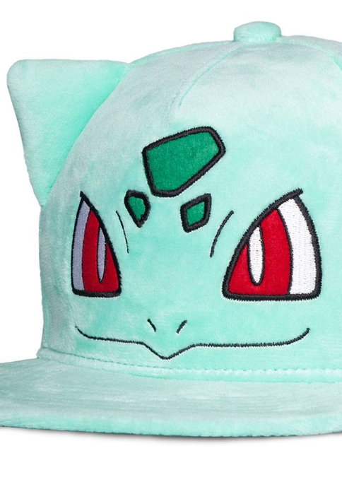 Difuzed Pokémon Gorra Peluche Snapback Bulbasaur Difuzed Pokémon Gorra Peluche Snapback Bulbasaur