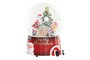 DKD Home Decor Bola Decoracion Navidad Tradicional Multicolor 10 x 13.5 x 11 cm (4 Unidades) Resina Cristal Musical