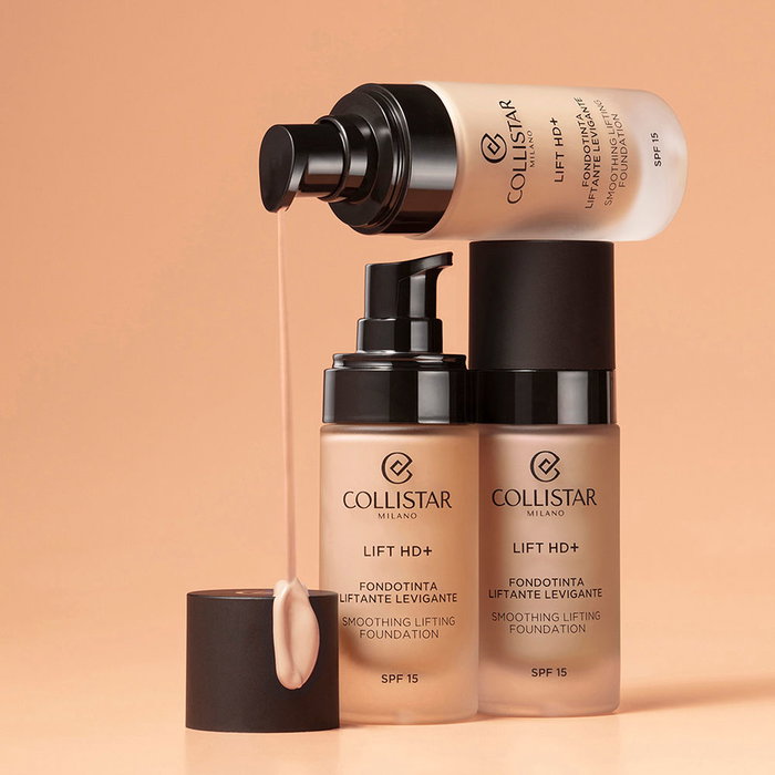 Collistar LIFT HD+ Base de Maquillaje Reafirmante y Alisante, Acabado Satinado, SPF 15, Larga Duración, #3R, 30 ml