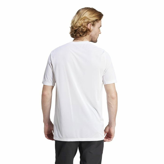Camiseta de Manga Corta Hombre Adidas Mt Log Tech Blanco