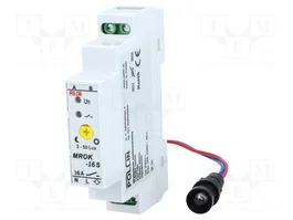 POLLIN MROK-16S Interruptor de crepúsculo para raíl DIN