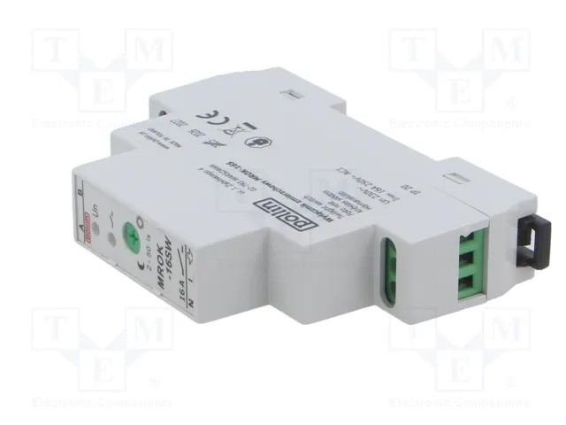POLLIN MROK-16S Interruptor de crepúsculo para raíl DIN
