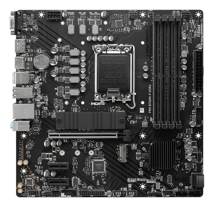 MSI PRO B760M-P DDR4 Micro ATX Intel B760 LGA 1700