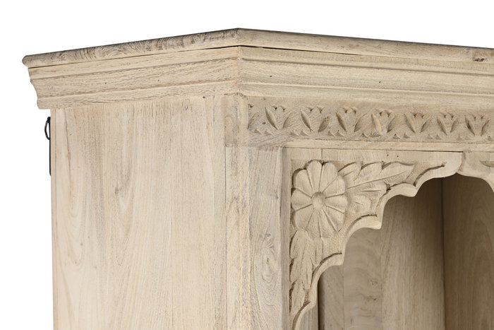DKD Home Decor Estantería India 1c24 Item Home Madera Natural 38 x 196 x 204 cm con 2 Estanterías DKD Home Decor Estantería India 1c24 Item Home Madera Natural 38 x 196 x 204 cm con 2 Estanterías
