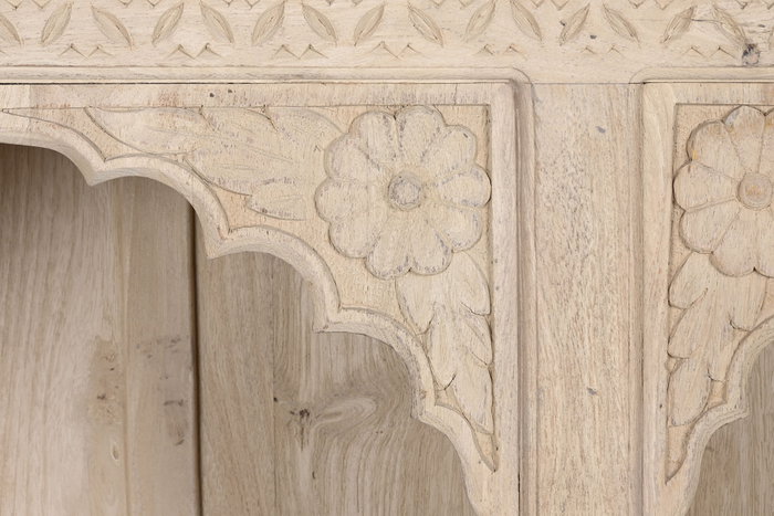 DKD Home Decor Estantería India 1c24 Item Home Madera Natural 38 x 196 x 204 cm con 2 Estanterías DKD Home Decor Estantería India 1c24 Item Home Madera Natural 38 x 196 x 204 cm con 2 Estanterías