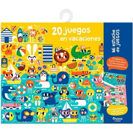 AUZOU EDITIONS, 20 JUEGOS EN VACACIONES. MI ESTUCHE DE JUEGOS