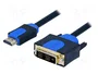 LOGILINK Cable DVI-D (18+1) a HDMI de 3m