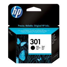 HP CH561EE Cartucho de Tinta Negro 301 para Impresoras HP Original