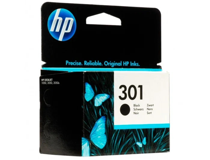 HP Cartucho de Tinta Original 301 Negro CH561EE